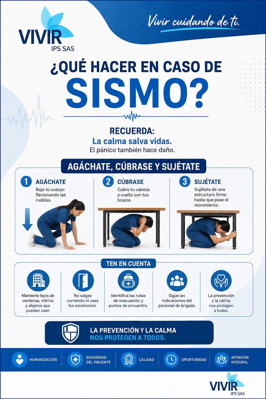 ¿Qué hacer en caso de Sismo?