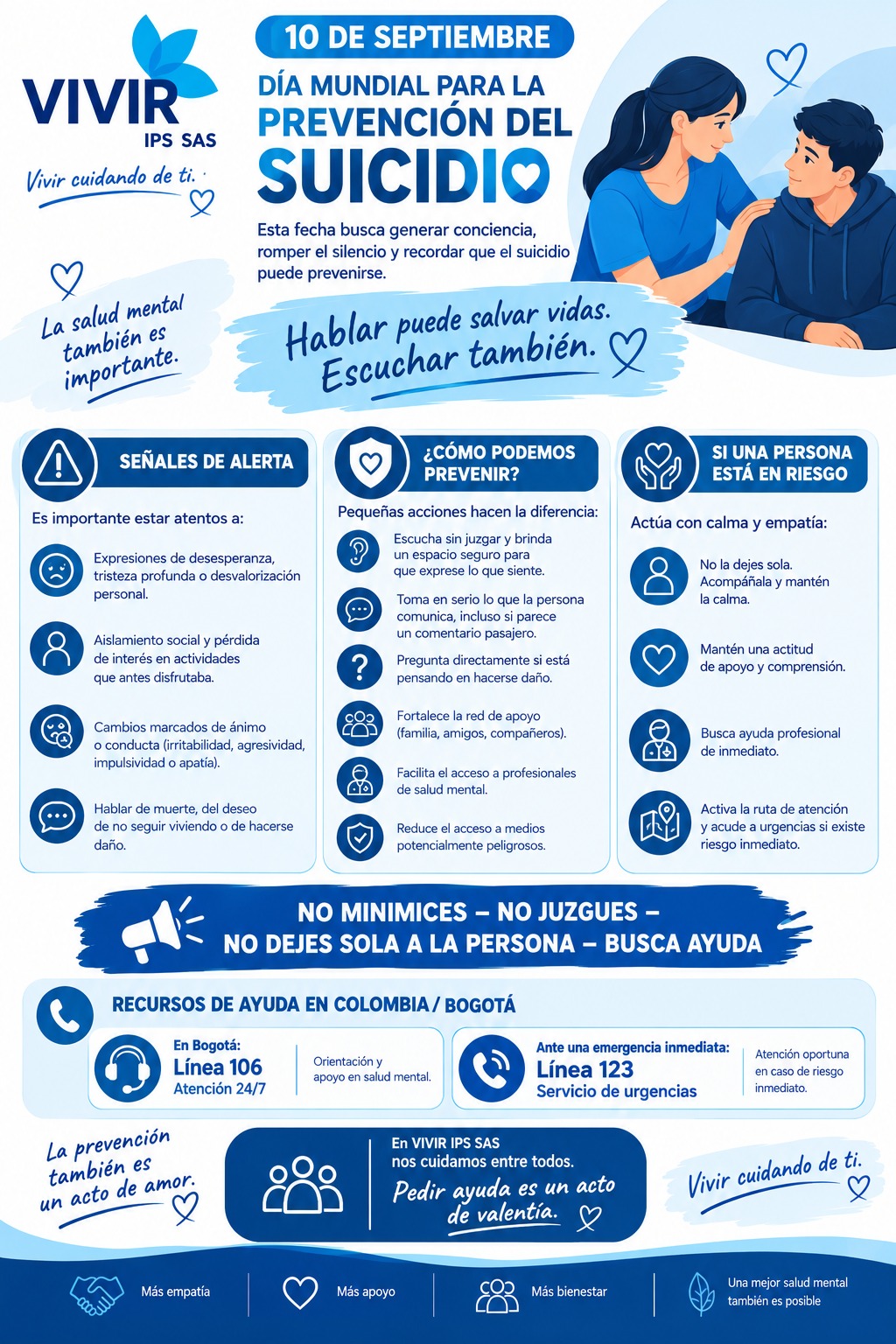 10 Septiembre - Día mundial - Prevención Suicidio