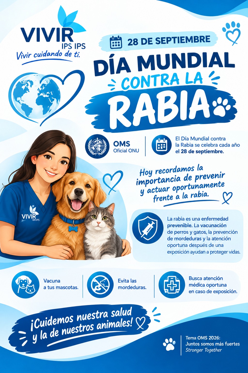 Día mundial contra la rabia