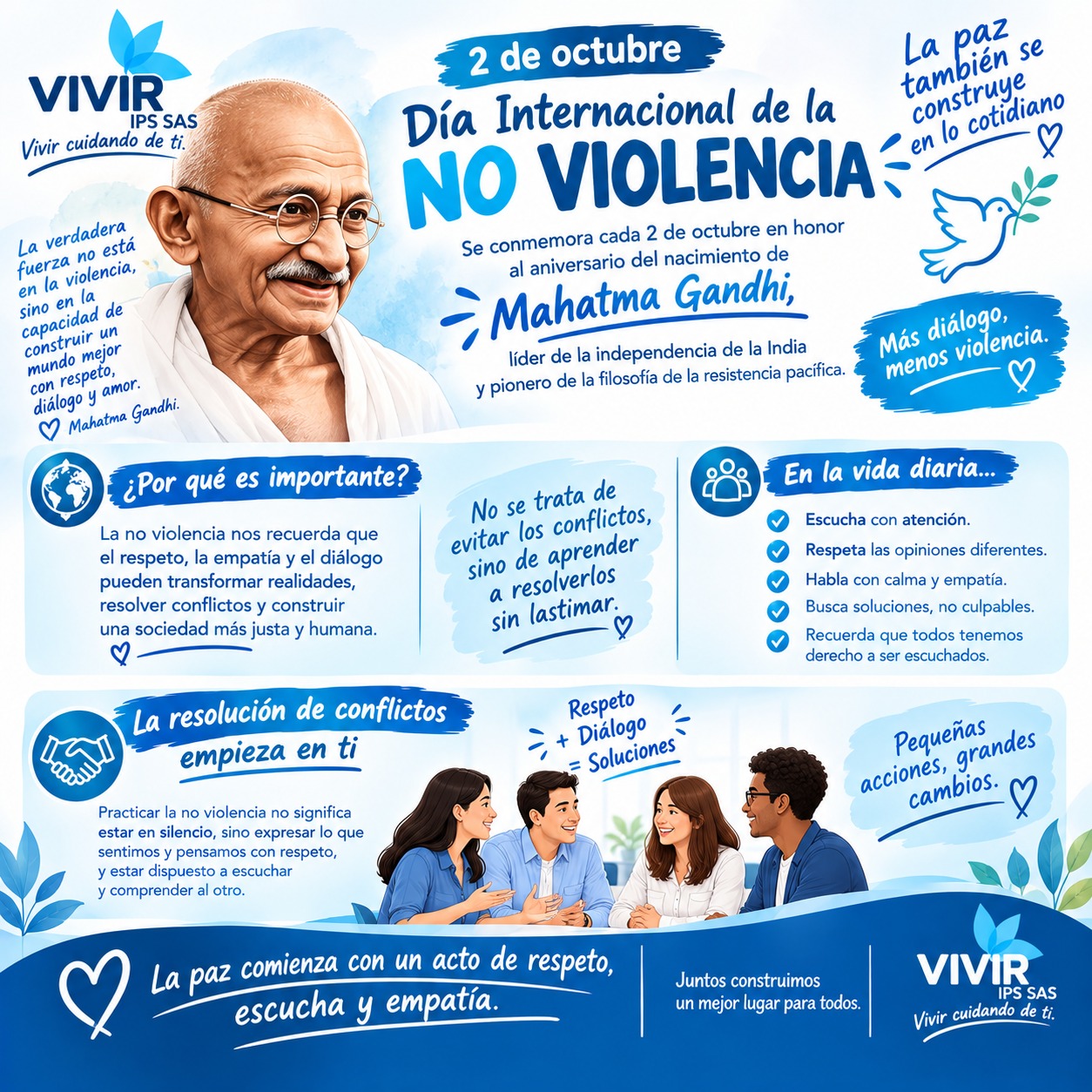 Día Internacional de la NO VIOLENCIA